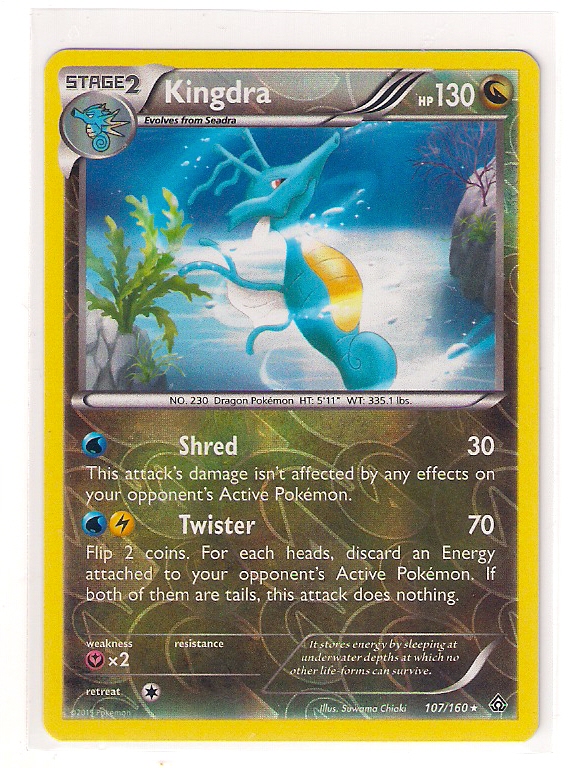 Kingdra 108/160 Reverse Holo RareXY Primal Clash